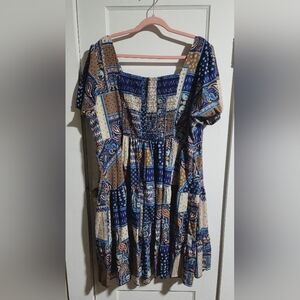 Bohemian Patchwork Dress
